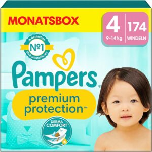 Pampers - MonatsBox "Premium Protection" Gr.4 Maxi, 9-14kg