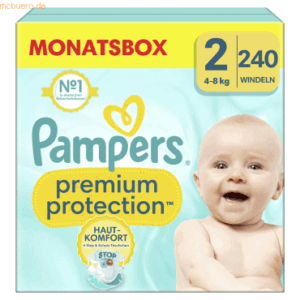 Pampers Windel Premium Protection 40705544 Gr.2 Mini 240 Stück