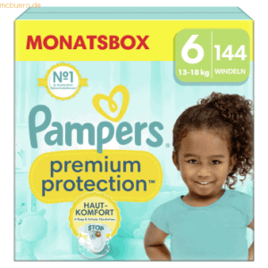 Pampers Windel Premium Protection 40705674 Gr.6 Extra Large 144 Stück