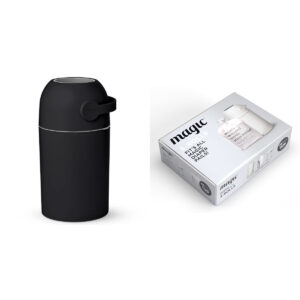 Magic Windeleimer inkl. Müllbeutel Black